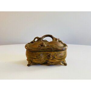 Vintage JB Jennings Brothers Jewelry Box, Jewelry Case, Trinket Holder, Jewelry